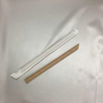 9" Kraft Paper Straw 12mm Indiv.Wrap 1000pcs/cs(797434)