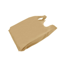 Kraft Fabric T-Shirt Bag 10+6.5x20 (M) 40GSM  600/cs