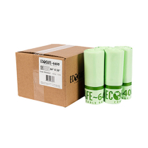LEA654028 26x36" 0.85mil Compostable Bin Liner 165/cs
