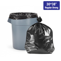 30x38" Black Regular Strong Garbage Bag 150/cs