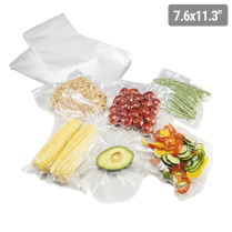 7.6x11.3" 3mil Clear Co-Ex Vacuum Bag (3076113C) 2000/cs