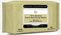 60% Alcohol Hand Sanitize Wipes 40 pack/case