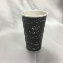 CP 16oz Paper Coffee Cup  for Milano Coffee 1000/cs