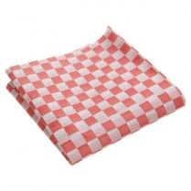 12x12" Red Checker Silicone Liner Paper (571270) 2000/cs