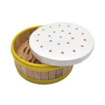 5.5" Round Dim Sum Paper (599420) 500/20pk/cs