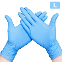 Intco AdvanCare Blue Nitrile Glove (L) 698473 100/box