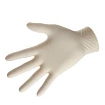 Latex Dispoable Glove Powder Free Large 100/pk