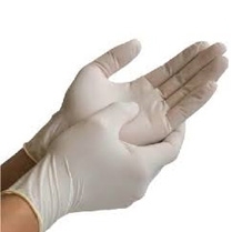 Latex Glove White Non-Powdered Small 100/pk
