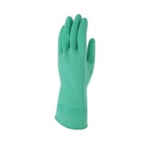 #8 Lato-Gard Flocked Green Rubber Glove (Medium) 12pairs/pk