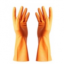 Gloves Rubber Orange  (Extra Large) 12/pk