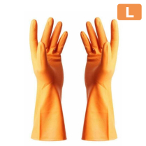 #9 Orange Rubber Glove (Large) 12pairs/pk
