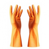 #7 Orange Rubber Glove (Small) 12pairs/pk