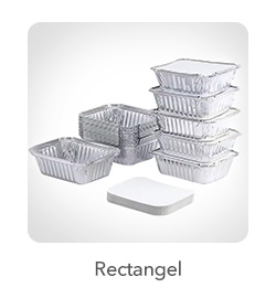 Rectangular Aluminum Food Containers: These versatile containers are perfect for baking, roasting, and serving a variety of dishes. Their sturdy construction ensures they can withstand high temperatures, making them ideal for oven use. Available in multiple sizes, they cater to different portion requirements and come with secure lids to maintain food freshness during transport.