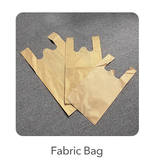 Fabric Bags: Designed for durability and reusability, our fabric bags are an excellent sustainable alternative to single-use bags. Suitable for shopping, promotional events, or everyday use, they come in various sizes and styles to suit your branding needs.