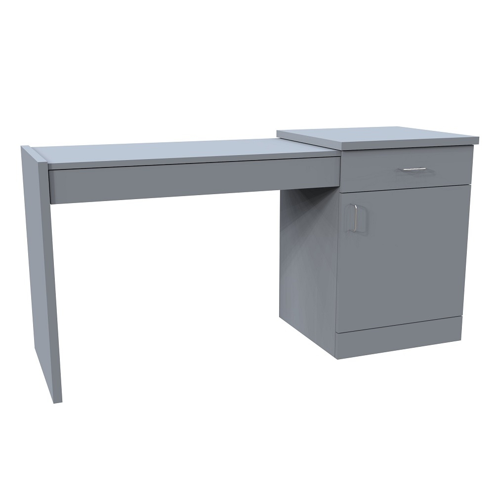 Classic Right Hand Table with 1 Door & Drawer Pedestal