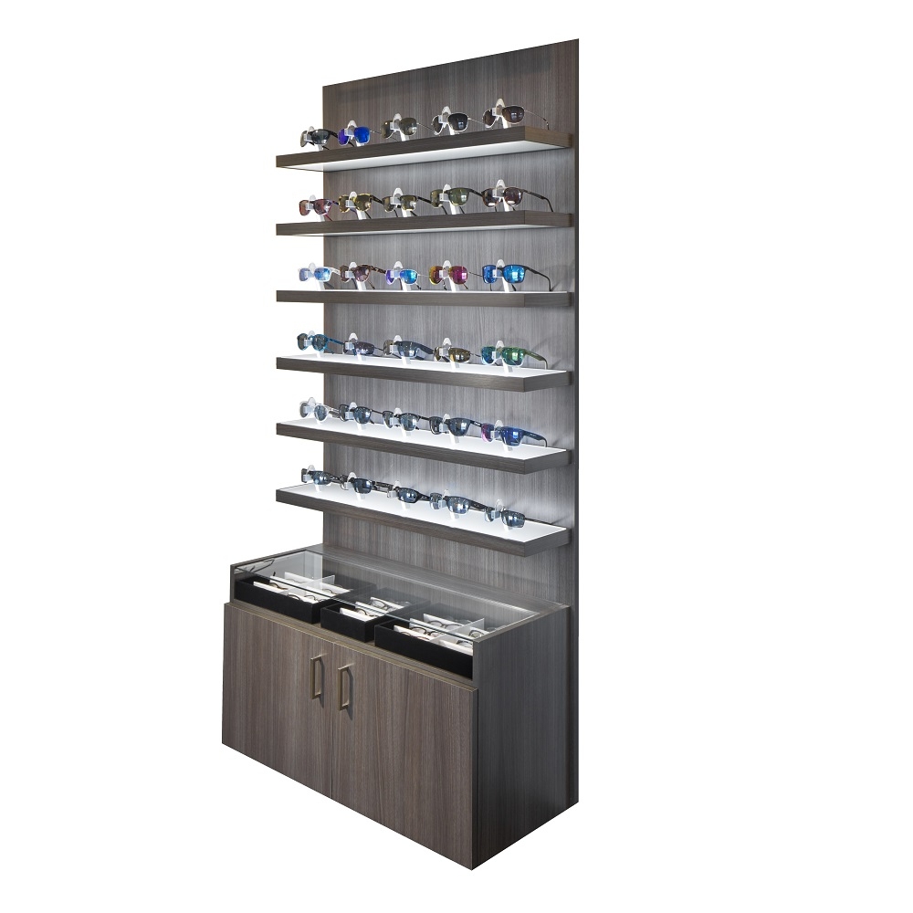 Shelving Storage For Optical Inventory Sunglass Eyewear Display Cases