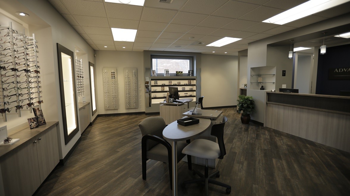 Advanced Eyecare of Covington Optical Store Remodel & Design Services