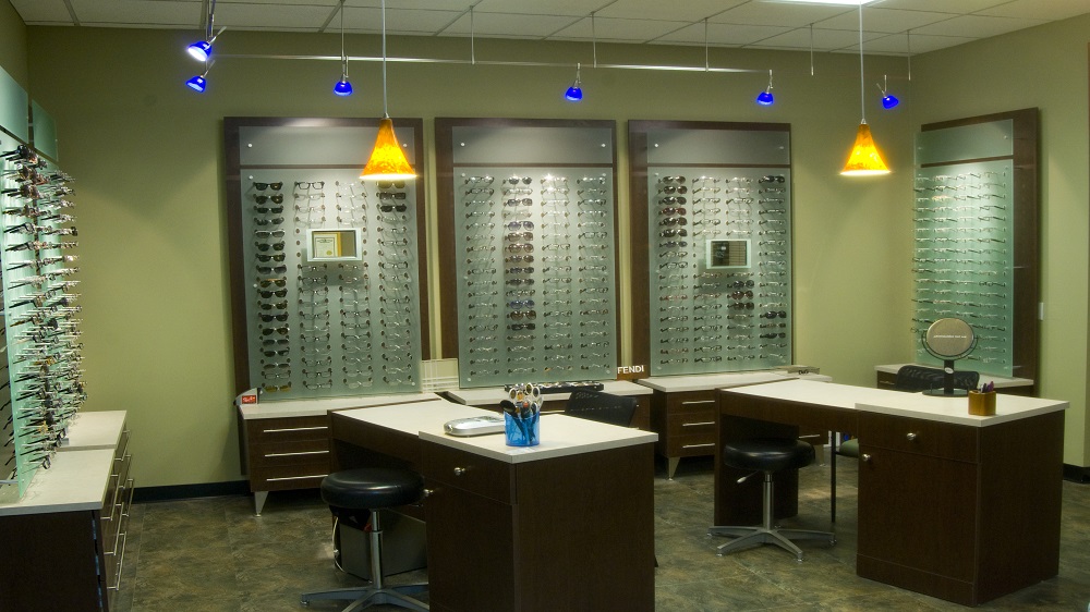 optical floor plan service, eyeglasses frame display, optical interior design, sunglass frame display, optical store remodel, eyeglasses frame boards, optical store fixtures