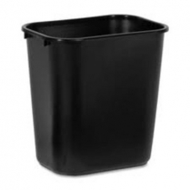 Rubbermaid Wastebasket - Vanity 28 1/8qt - 26.6L - Black