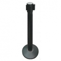 Crowd Control Pole 7" with Retractable Belt (Ships in 2 Boxe
