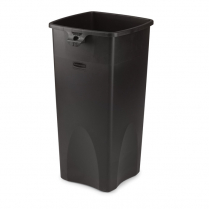 Rubbermaid Untouchable Square Waste Container 23G – Black