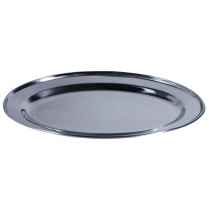 Oval Platter 14"L Stainless Steel