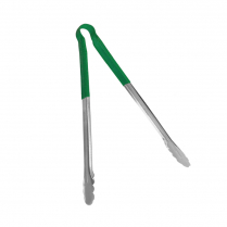 Kool Touch Tong Green Handle 9"
