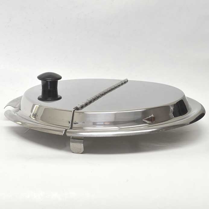 Hinged Lid For Bain Marie 4.125qt Stainless Steel