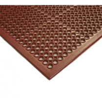Anti-Fatigue Grease Proof Mat 60 x 36" Red