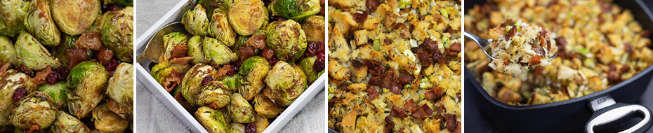 Collection of Holiday Dinner Sides