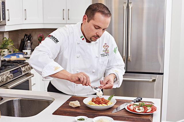 F. Dick Chef Preparing Food