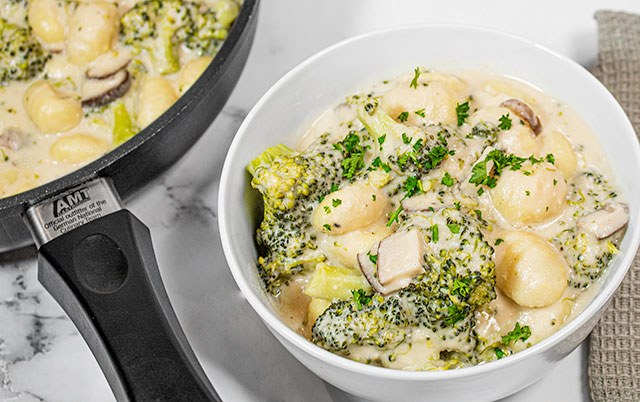 Wild Mushroom & Broccoli Gnocchi