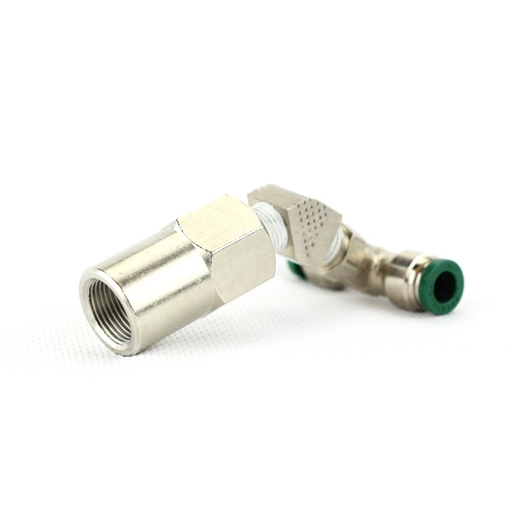 SPRAY NOZZLE ASSEMBLY 1/4" - 45 DEGREE NICKEL PLATED N/S TIP