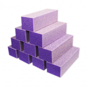 Dixon 3-Way Buffer Purple White Grit100/180 Pack10 06856