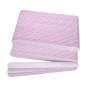 Nail File Zebra 80/80 Washable Serrated Lavender 24118