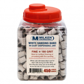 Milken Sanding Band White Zebra 450 ct - Fine 180Grit SB675F