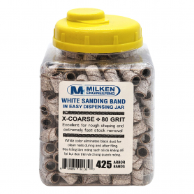 Milken Sanding Band White Zebra 425 ct - X-Coarse 80G SB675X