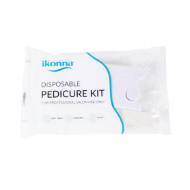 Ikonna White Disposable Pedicure Kit 4Pcs DMP4C