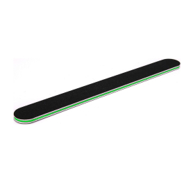 Nail File Black 100/180 Washable Serrated Green 24114