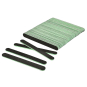 Nail File Black 100/180 Washable Serrated Green 24114