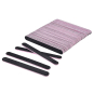 Nail File Black 80/80 Washable Serrated Lavender 24111