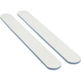 Nail File White 80/100 Washable Serrated Blue 24101