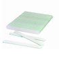 Nail File White 100/180 Washable Serrated Green 24103