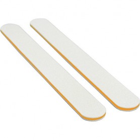 Nail File White 240/240 Washable Serrated Peach 24105