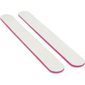 Nail File White 100/100 Washable Serrated Plum 24102