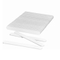 Nail File White 180/180 Washable Serrated White 24104