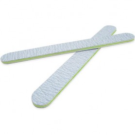 Nail File Standard Zebra 100/180 Serrated Green 24108