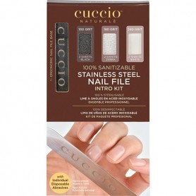 CuccioPRO Stainless Steel Nail File Intro Kit 33540 CNFL9001