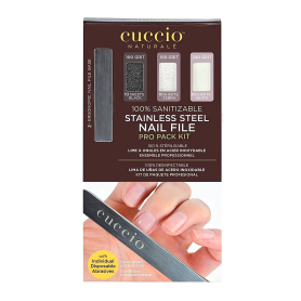 Cuccio Stainless Steel Nail File Pro Pack Kit #3355