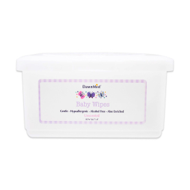 DawnMist Baby Wipes 7"x8" Unscented 80/tub BWU4340 01274